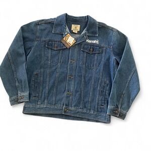 Vintage Harrahs Casino denim jean jacket